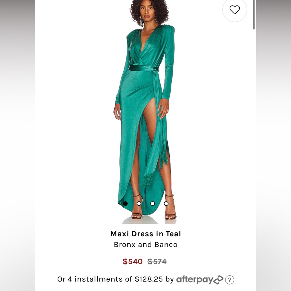 Maxi Dress in Teal
Bronx and Banco